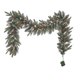 Blitzen 1.83m Indoor LED Pre Lit Artificial Christmas Garland