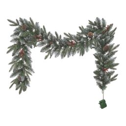 Blitzen 1.83m Indoor LED Pre Lit Artificial Christmas Garland