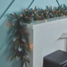 Blitzen 1.83m Indoor LED Pre Lit Artificial Christmas Garland