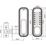 Eclipse Fire Rated  ED20 Mechanical Push Button Digital Lock Polished Chrome  38mm