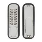 Eclipse Fire Rated  ED20 Mechanical Push Button Digital Lock Polished Chrome  38mm