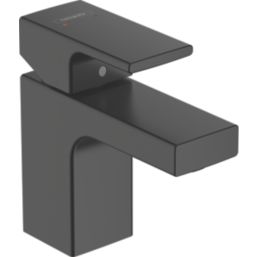 Hansgrohe Vernis Shape 70 Matt Black 127mm Cloakroom Lever Mono Basin Mixer Tap