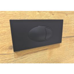 ETAL Porto Dual-Flush Rectangular Plate Matt Black