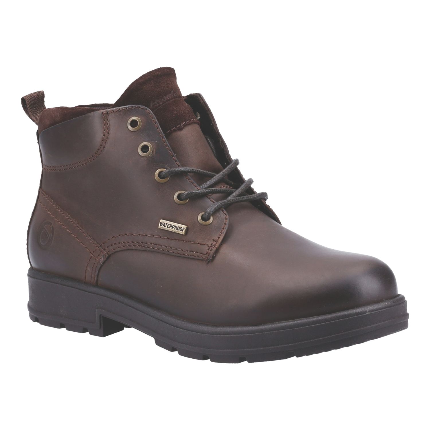 Cotswold Winson Size 10 Brown Waterproof Non Safety Work Boots (404XE)