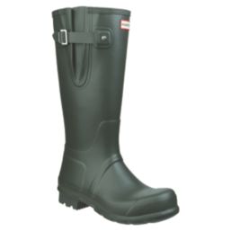 Hunter Original Side Adjustable Size 11  Olive Non Safety Wellies