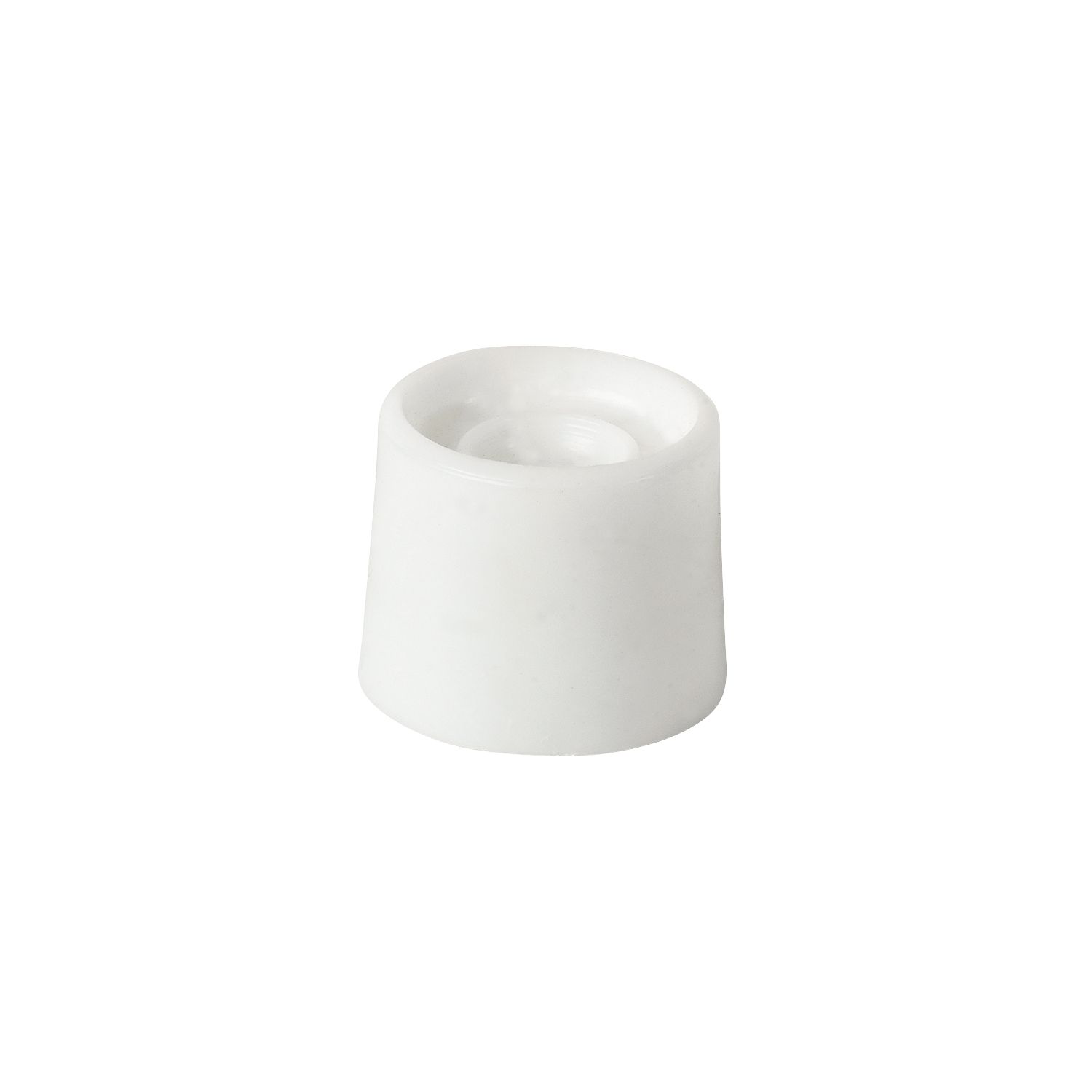 Round Door Stops 32 x 20mm White 10 Pack (40536)