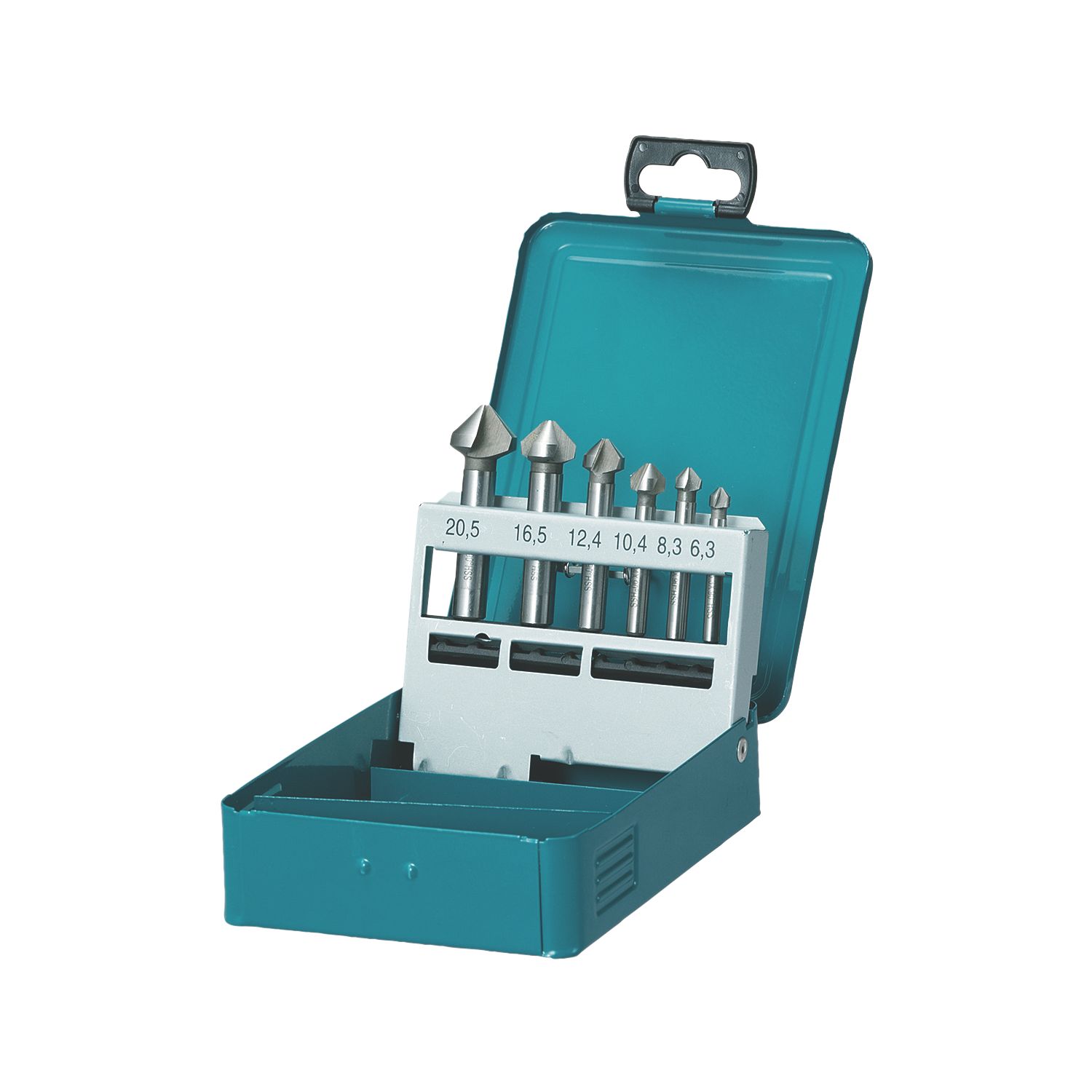 Makita Straight Shank Metal Countersink Set 6 Pieces (4056R)