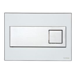 Fluidmaster Schwab Caro 256717 Dual-Flush Flushing Plate White