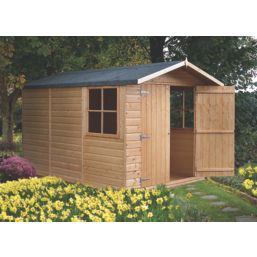 Shire Guernsey 10' x 9' 6" (Nominal) Apex Shiplap T&G Timber Shed