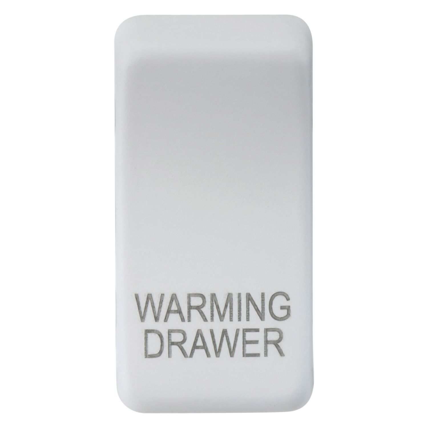 Knightsbridge 'WARMING DRAWER' Switch Cover Matt White (405CT)