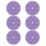 Trend  AB/150/M6 60, 120 & 240 Grit 14-Hole Punched Multi-Material Random Orbital Sanding Discs 150mm 6 Pack