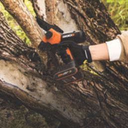 Worx  20V Li-Ion PowerShare  Cordless 12cm Mini Chainsaw - Bare