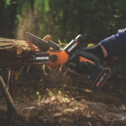 Worx  20V Li-Ion PowerShare  Cordless 12cm Mini Chainsaw - Bare
