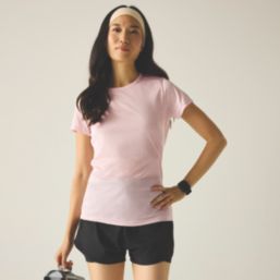 Regatta Fingal Edition Short Sleeve Womens T-Shirt Pink Haze Size 20