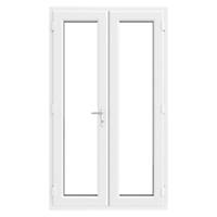 Crystal  White uPVC French Door Set 2055 x 1390mm