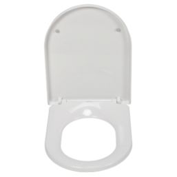 Croydex Telese Soft-Close with Quick-Release Toilet Seat Polypropylene White