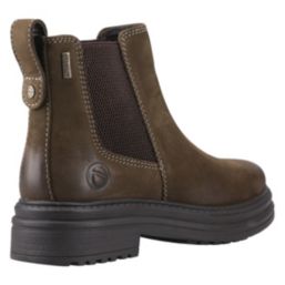 Cotswold Aldworth Size 5 Womens Khaki Waterproof Non Safety Dealer Boots