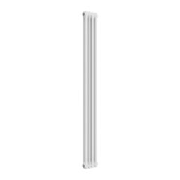 Reina 1800mm x 200mm 1691BTU White Vertical 2 Column Radiator