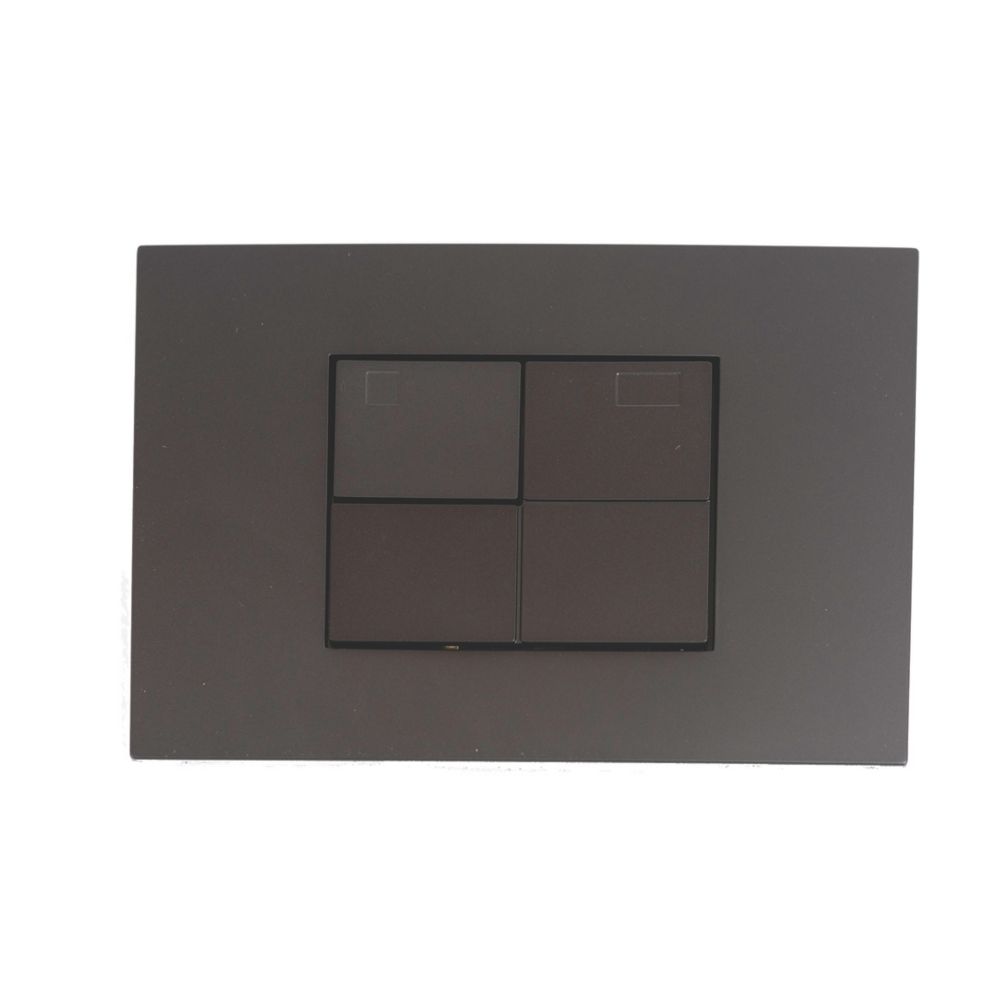 Fluidmaster Tile Dual-Flush T-Series Activation Plate Black