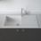 Carysil TD100L-WH 1 Bowl Granite Composite Kitchen Sink White Reversible 1000mm x 500mm