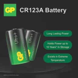 GP Batteries Pro CR123 3V Lithium Battery