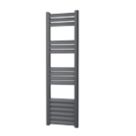 Towelrads 1000mm x 300mm 931BTU Black Flat Designer Towel Radiator