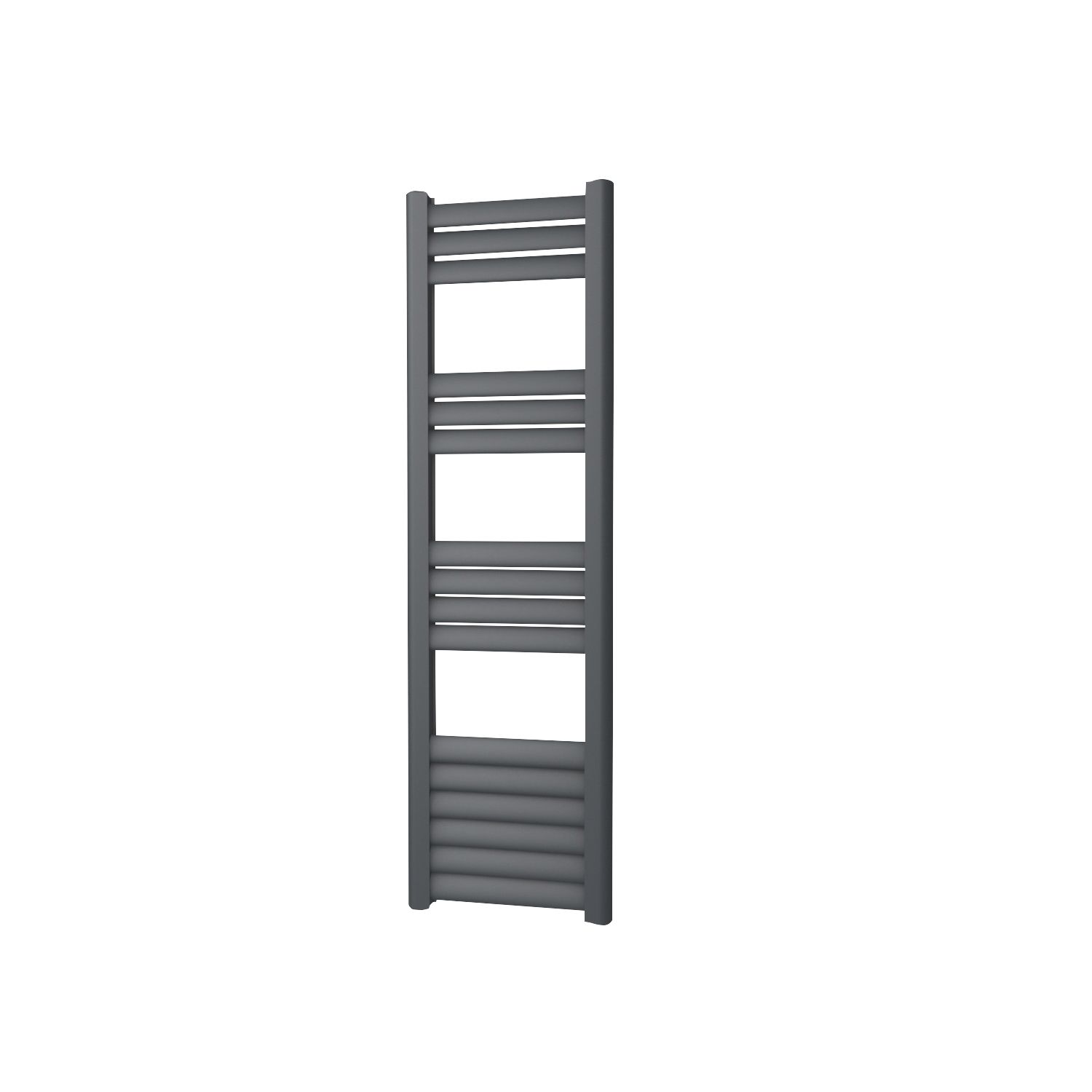 Towelrads 1000mm x 300mm 931BTU Black Flat Designer Towel Radiator (405RY)