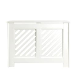 Victorian Radiator Cover White 1195mm x 200mm x 900mm