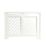 Victorian Radiator Cover White 1195mm x 200mm x 900mm
