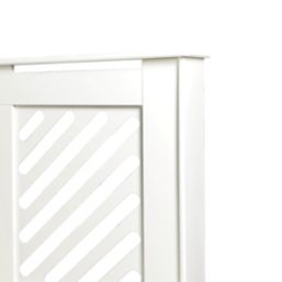 Victorian Radiator Cover White 1195mm x 200mm x 900mm