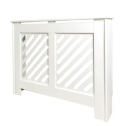 Victorian Radiator Cover White 1195mm x 200mm x 900mm