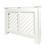 Victorian Radiator Cover White 1195mm x 200mm x 900mm