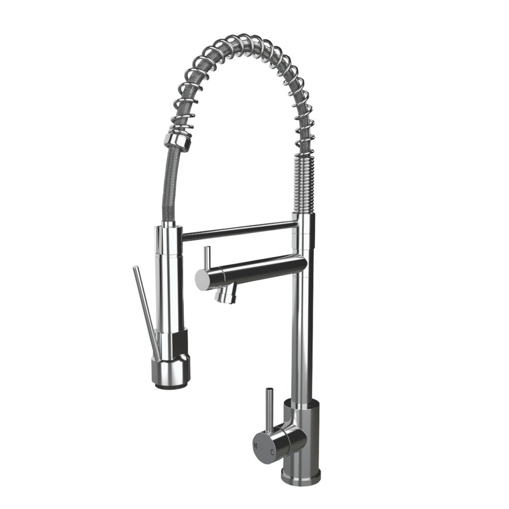 Etal Windsor Multi-use Spray Mixer Tap Chrome - Screwfix