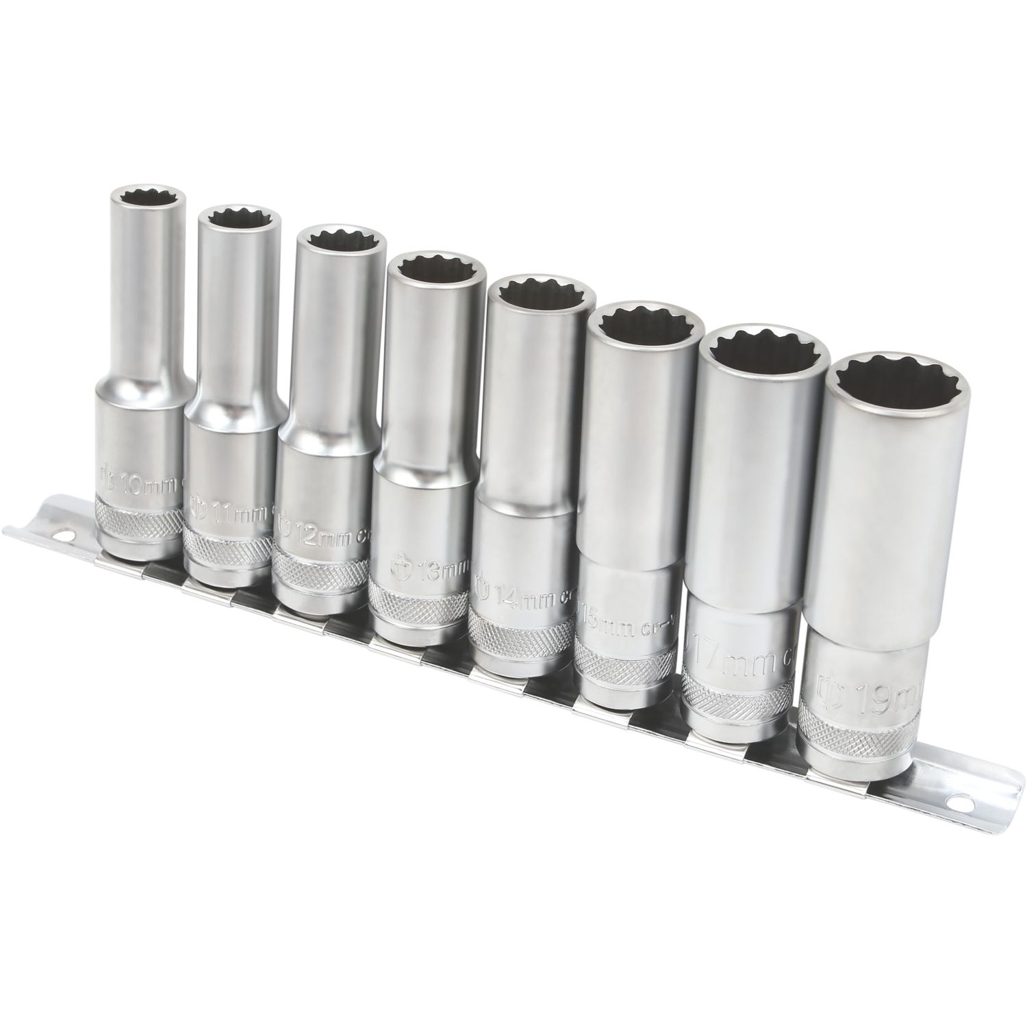 Magnusson 1/2" Drive Socket Rail Set 8 Pieces (405XX)