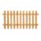Forest Pale Picket  Fence Panels Golden Brown 6' x 3' Pack of 4