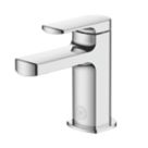 Clyde Basin Mini Mono Mixer Tap with Clicker Waste Chrome