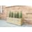 Forest  Rectangular Long Linear Planter Natural Wood 1200mm x 400mm x 440mm