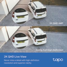 TP-Link Tapo C720
 White Wireless 2K Outdoor Smart Camera with Floodlight & PIR Sensor