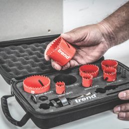 Trend  7-Saw Multi-Material Holesaw Set