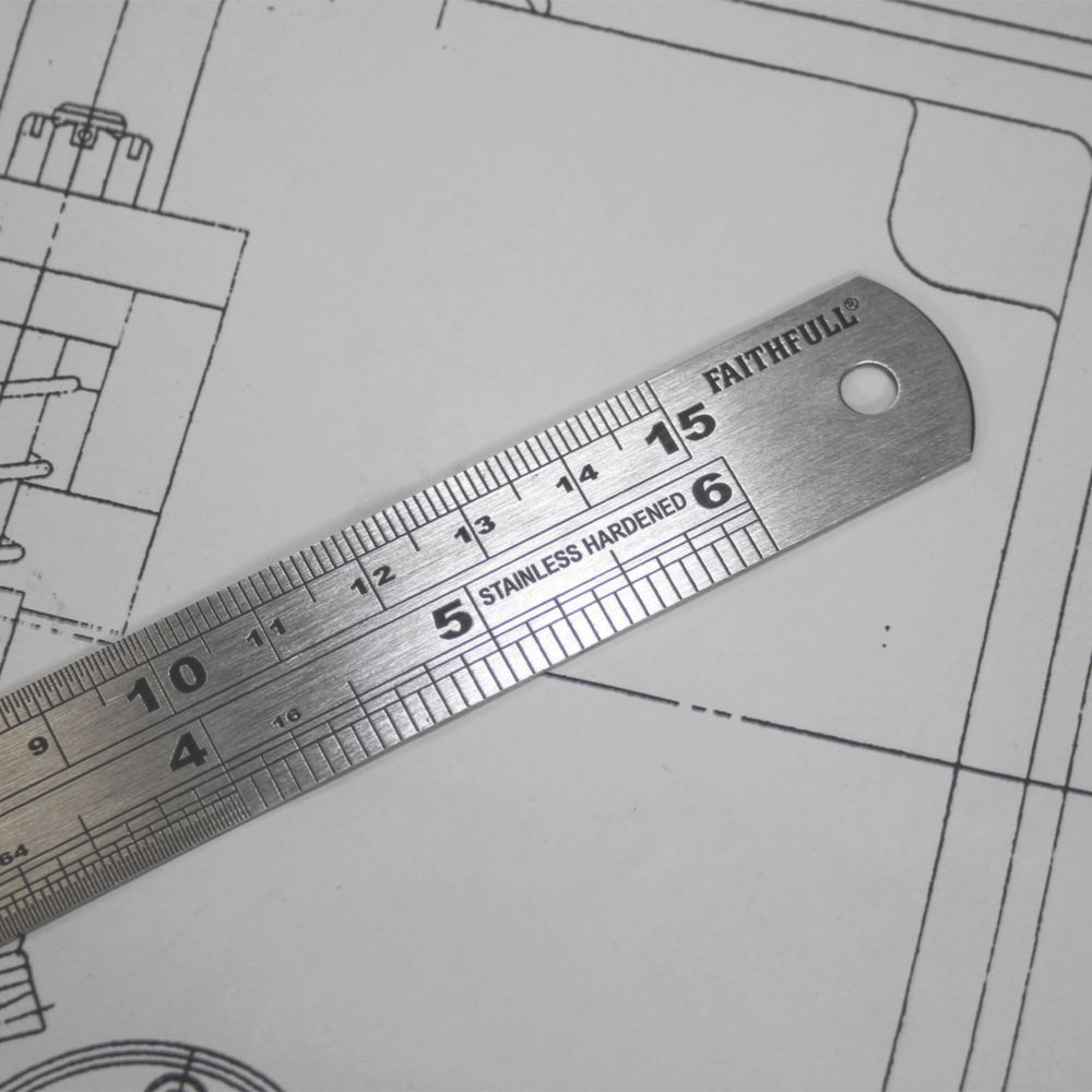 Stainless Steel Center Finding Ruler. Ideal for Woodworking, Metal Work,  Construction and Around The Home (24 Ruler) - Construction Rulers 