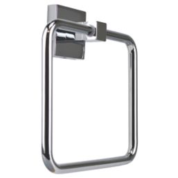 Aqualux Epsom Towel Ring Chrome