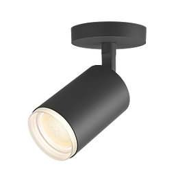 Philips Hue Fugato LED Single Spotlight Black 6W 350lm