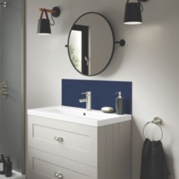 Splashwall Deep Sea / Smoked Rose Vanity Splashback Matt Blue/Purple 250mm x 800mm x 4mm