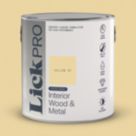 LickPro 2.5Ltr Yellow 07 Satin Water-Based Trim Paint