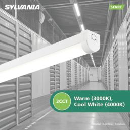 Sylvania Start Single 4ft LED Batten Light 20-35W 2800-5000lm 220-240V