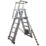 Boss Teleguard Plus 7 to 9 Rung Aluminium & Steel Telescopic Platform Ladder 3.38m