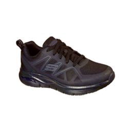 Skechers Arch Fit SR Axtell Metal Free  Non Safety Shoes Black Size 6
