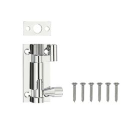 Smith & Locke Necked Bolt Polished Chrome 50mm