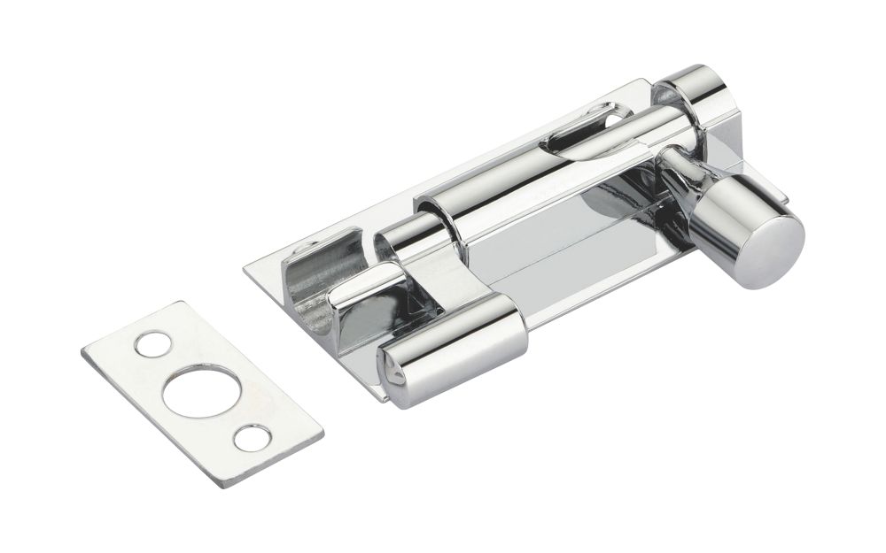 Smith & Locke Necked Bolt Polished Chrome 50mm Screwfix