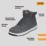 Site Toth Size 11  Grey  Steel Toe Cap Safety Trainer Boots